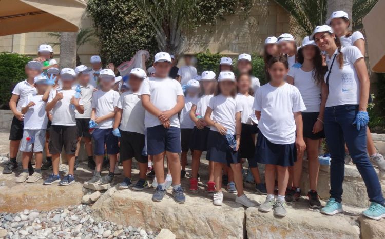 I clean cycling and hiking spots! I actively participate! Primary School of Pissouri 