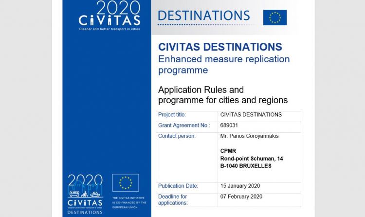 Launch of the DESTINATIONS Actions Enhanced Replication Programme
