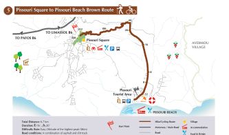 Pissouri Square to Beach Brown 