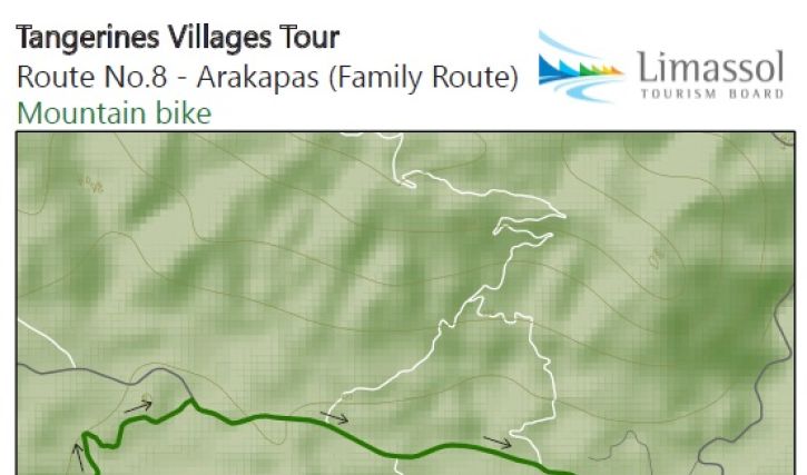 Tangerine Villages Tour Route No.8 - Arakapas (Family Route) Mountain bike