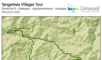 Tangerine Villages Tour Route No.9 - Arakapas - Ag.Konstantinos - Arakapas Mountain bike