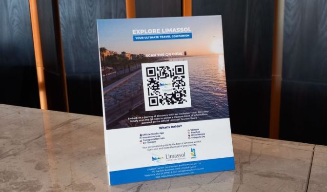 Limassol Tourism Board presents digital tourist guide via QR code